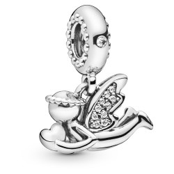 Pandora Angel of Love Dangle Charm - A Sentimental Emblem of Love and Protection