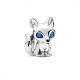 Pandora Blue Crystal-Eyed Fox Charm