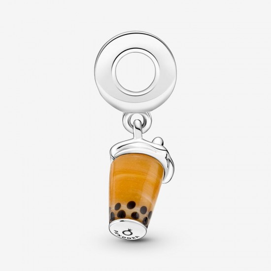 Pandora Bubble Tea Murano Glass Dangle Charm
