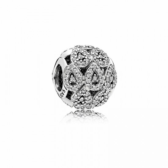 Pandora Shimmering Teardrop Charm with Clear Cubic Zirconia
