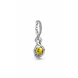 Disney Belle Infinity and Rose Crystal Pendant by Pandora